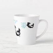 Tasse Latte Mermaid de plage de sable et de mer Thunder_Cove (Droite)