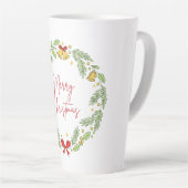 Tasse Latte Merry Christmas (Angle droit)