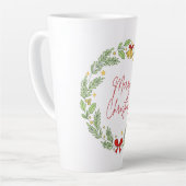 Tasse Latte Merry Christmas (Angle gauche)