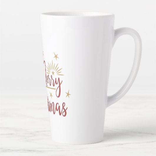 Tasse Latte Merry Christmas (Droite)