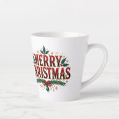 Tasse Latte Merry Christmas Santa Gnome (Droite)