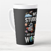 Tasse Latte Mes élèves sont dans cet univers spatial (Angle gauche)