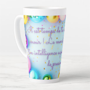 Tasse Latte message d'amour pour elle et lui