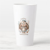 Tasse Latte Message personnalisé mignon Fête Turquie (Devant)