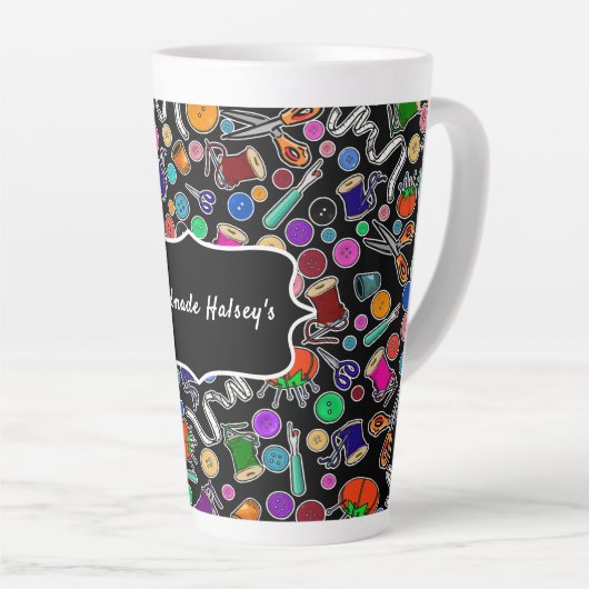 Tasse Latte Mesurer deux fois coupé une fois coudre des fourni (Angle droit)