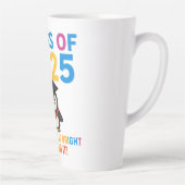 Tasse Latte Mete 2025 Graduation de pingouin (Droite)