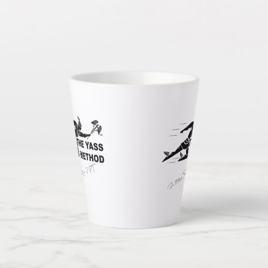 Tasse Latte Méthode Yass Signé Latte Cup (Devant)
