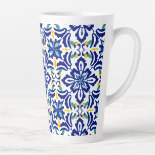 Tasse Latte Mexicaine Talavera Terracotta Carrelage Design No.