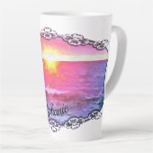 Tasse Latte Mexique Sunset 0909 (Angle droit)