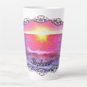 Tasse Latte Mexique Sunset 0909 (Devant)