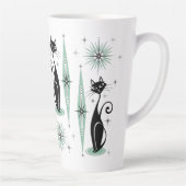 Tasse Latte Mi-siècle Meow Retro Chats atomiques ©studioxine (Droite)