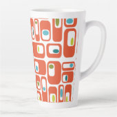 Tasse Latte Midcentury Modern Rectangles (Droite)