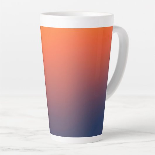 Tasse Latte Midnight Ember Gradient (Angle droit)