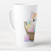 Tasse Latte Mignon chat kawaii (Angle gauche)