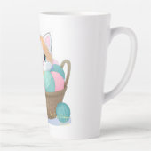 Tasse Latte Mignon chat kawaii (Droite)