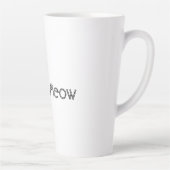 Tasse Latte Mignon Chat Noir Miaou (Droite)
