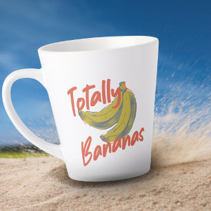 Tasse Latte Mignon Été Européen Totalement Banane Risographe  