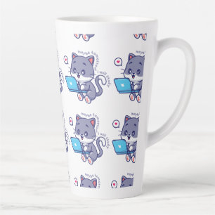 Tasse Latte mignon étudiant paresseux - peut-être demain je va