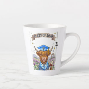 Tasse Latte Mignon Highland Cow Diplômée en Soins Infirmiers 2
