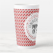 Tasse Latte Mignonne maman non-école du nombre de points enfan (Devant)