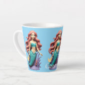 Tasse Latte Mignonne sirène Thunder_Cove (Angle gauche)