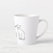 Tasse Latte Mignonne, tu m'as eu à Hello Cats with Hearts (Droite)