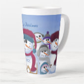 Tasse Latte Mignonnes et somnolentes (Angle droit)