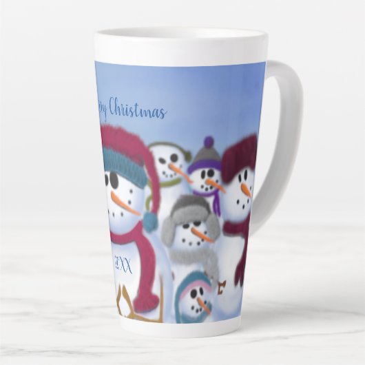 Tasse Latte Mignonnes et somnolentes (Angle droit)