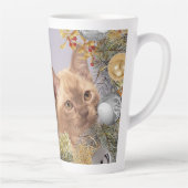 Tasse Latte Mignons chatons de Noël / Vacances pour amateur de (Droite)