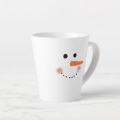 Tasse Latte Mignons Snowman (Angle droit)