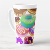 Tasse Latte Mikitiez donut pique-nique amérique pridémonth oly (Angle gauche)