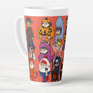 Tasse Latte Mikitiez magie requin grimpeur frankenstei