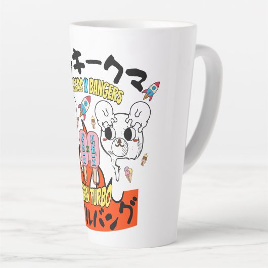 Tasse Latte Mikitiez rockyroad icecream manga été banger (Angle droit)