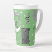Tasse Latte Mikitiez serpent serpent magie sorcière (Angle droit)