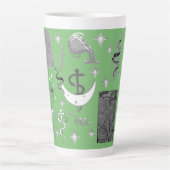 Tasse Latte Mikitiez serpent serpent magie sorcière (Devant)