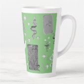 Tasse Latte Mikitiez serpent serpent magie sorcière (Droite)