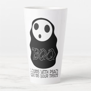 Tasse Latte Mikitiez super ghouls chauve-souris vacances nuit 