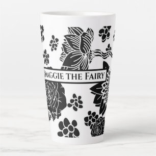 Tasse Latte Mikitiez terre natale nature selfloe fleur rose
