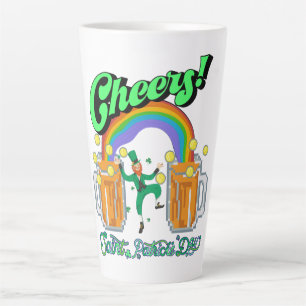 Tasse Latte Mikitiez verdoyante Saint Patrick's Day irishbeer