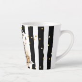 Tasse Latte Milchtasse Klein Snowman and Stripes Var04 (Droite)
