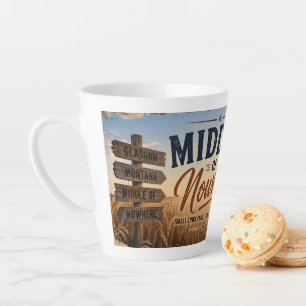 Tasse Latte Milieu de nulle part Glasgow Montana