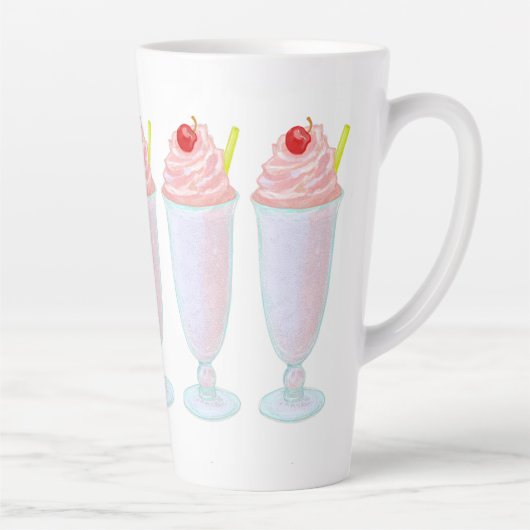 Tasse Latte milk-shake glacé (Droite)