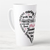 Tasse Latte Mimi Cœur Mignon (Angle gauche)