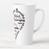 Tasse Latte Mimi Cœur Mignon (Droite)