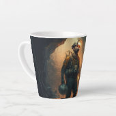 Tasse Latte Mines dangereuses (Angle gauche)