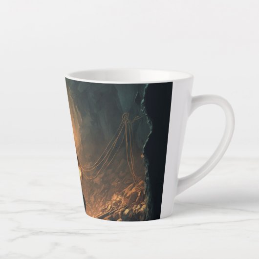 Tasse Latte Mines dangereuses (Droite)