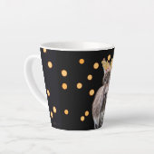 Tasse Latte Mini âne de Noël (Angle gauche)