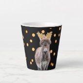 Tasse Latte Mini âne de Noël (Devant)