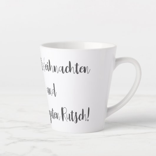 Tasse Latte Mini Cooper Noël (Droite)