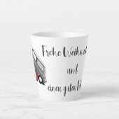 Tasse Latte Mini Cooper Noël (Devant)